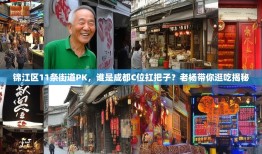 锦江区11条街道PK，谁是成都C位扛把子？老杨带你逛吃揭秘