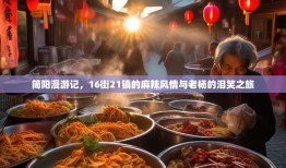 简阳漫游记，16街21镇的麻辣风情与老杨的泪笑之旅