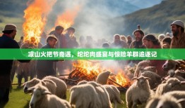 凉山火把节奇遇，坨坨肉盛宴与惊险羊群追逐记