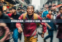 老杨暴走成都，20区县161街道，腿断也值！