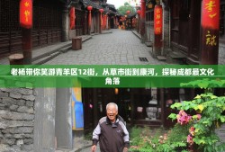 老杨带你笑游青羊区12街，从草市街到康河，探秘成都最文化角落