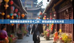 老杨带你漫游青羊区十二街，解锁成都最文化片区