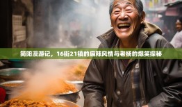 简阳漫游记，16街21镇的麻辣风情与老杨的爆笑探秘