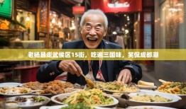 老杨暴走武侯区15街，吃遍三国味，笑侃成都潮