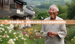 老杨趣游崇州，慢享街头巷尾与山水田园的悠闲时光