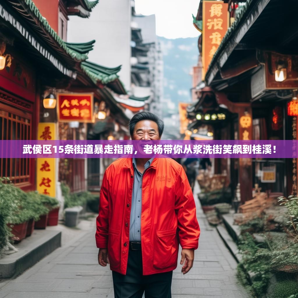武侯区15条街道暴走指南，老杨带你从浆洗街笑飙到桂溪！