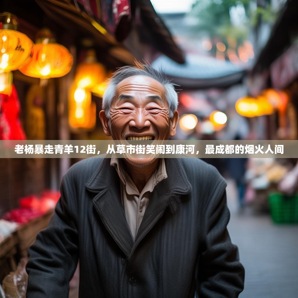 老杨暴走青羊12街，从草市街笑闹到康河，最成都的烟火人间