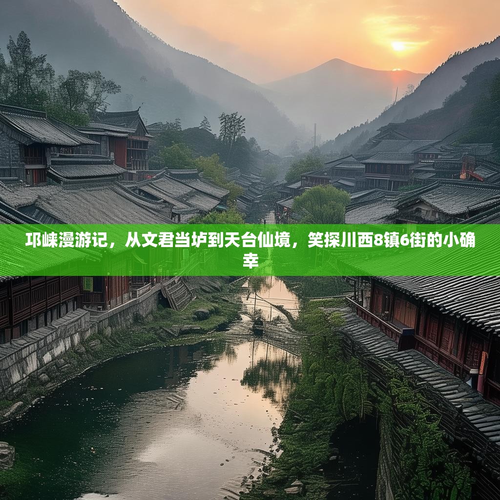 邛崃漫游记，从文君当垆到天台仙境，笑探川西8镇6街的小确幸