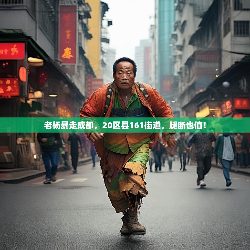 老杨暴走成都，20区县161街道，腿断也值！