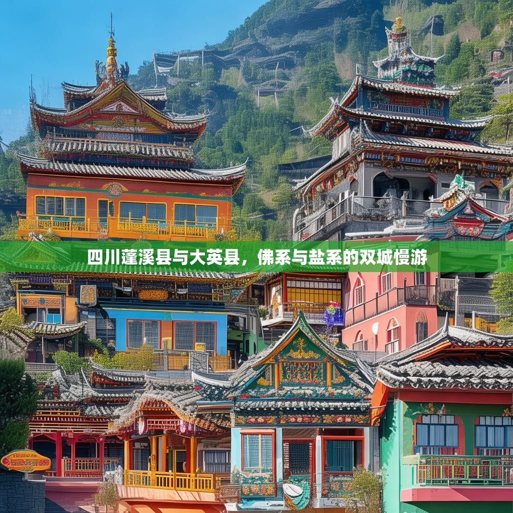四川蓬溪县与大英县，佛系与盐系的双城慢游