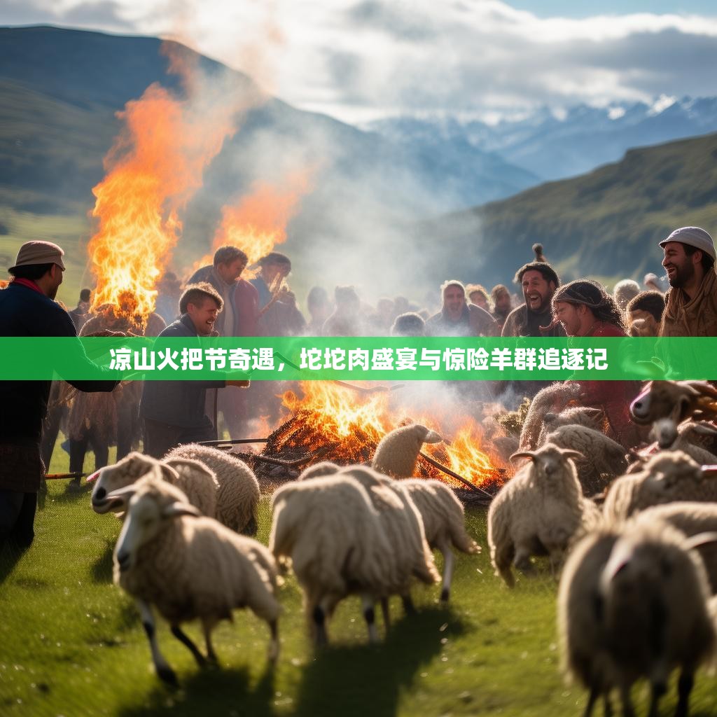 凉山火把节奇遇，坨坨肉盛宴与惊险羊群追逐记