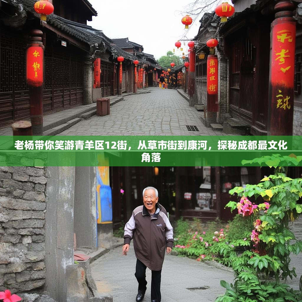 老杨带你笑游青羊区12街，从草市街到康河，探秘成都最文化角落