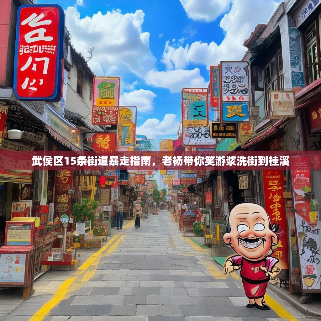 武侯区15条街道暴走指南，老杨带你笑游浆洗街到桂溪