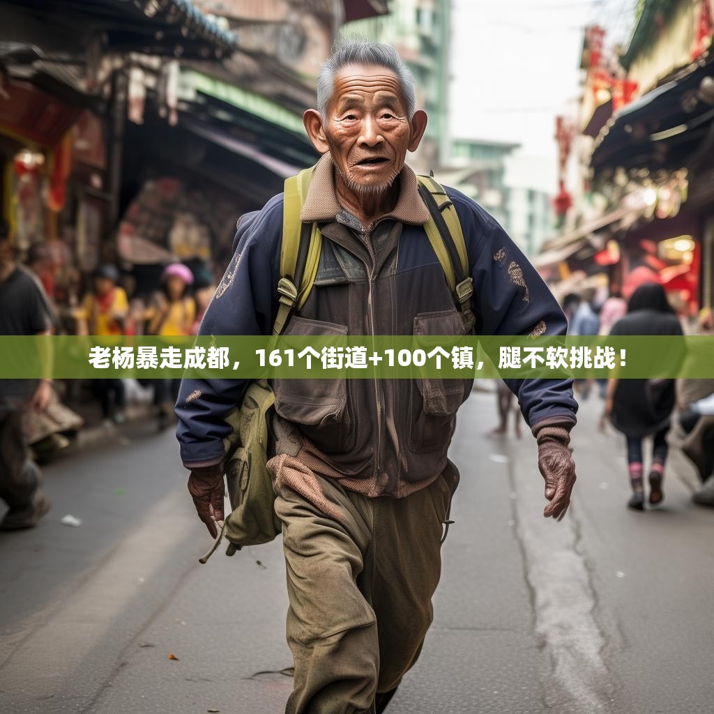 老杨暴走成都，161个街道+100个镇，腿不软挑战！