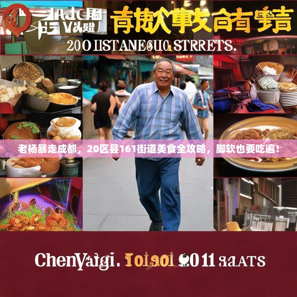 老杨暴走成都，20区县161街道美食全攻略，脚软也要吃遍！