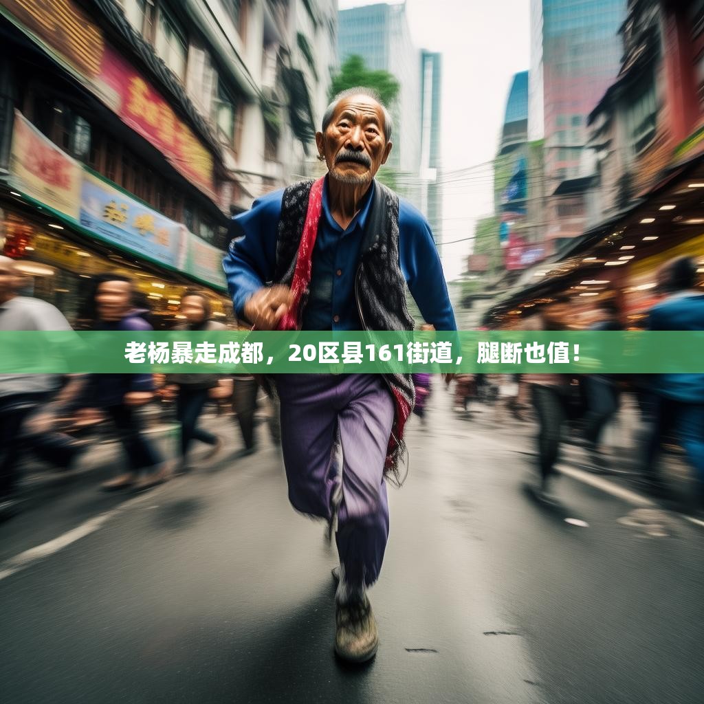 老杨暴走成都，20区县161街道，腿断也值！