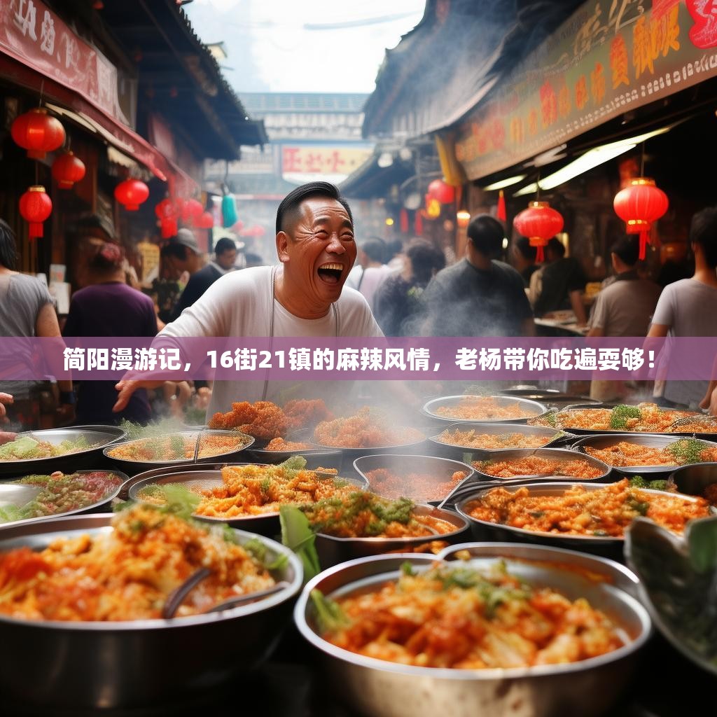 简阳漫游记，16街21镇的麻辣风情，老杨带你吃遍耍够！