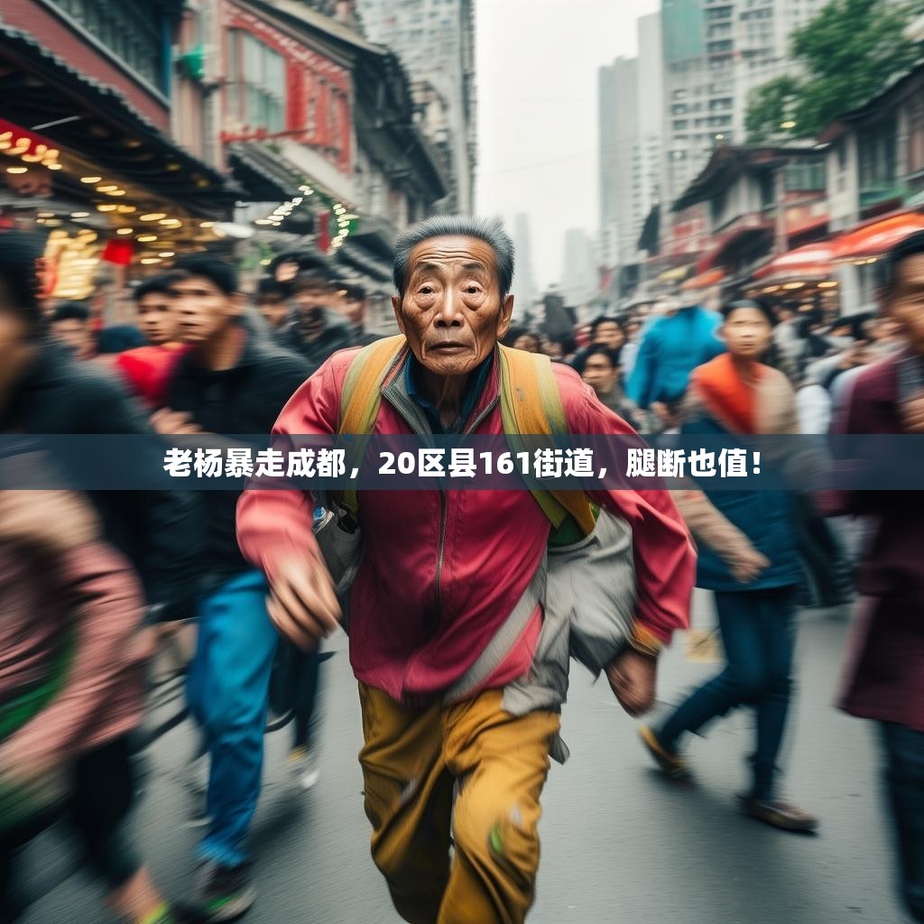 老杨暴走成都，20区县161街道，腿断也值！