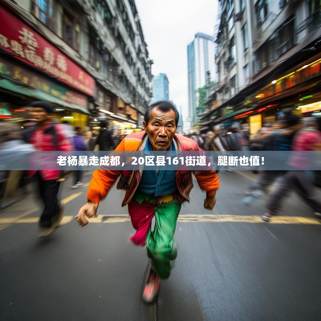 老杨暴走成都，20区县161街道，腿断也值！