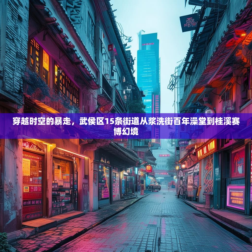 穿越时空的暴走，武侯区15条街道从浆洗街百年澡堂到桂溪赛博幻境