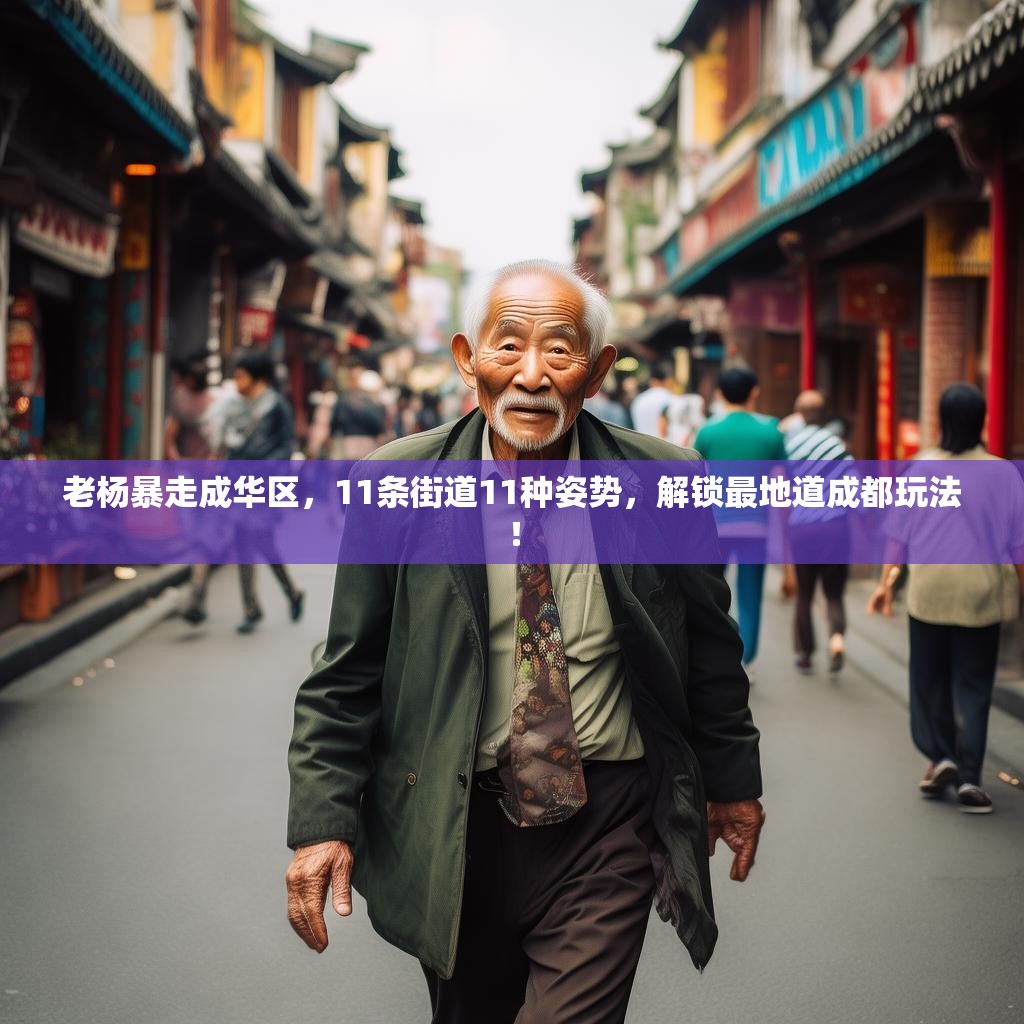 老杨暴走成华区，11条街道11种姿势，解锁最地道成都玩法！