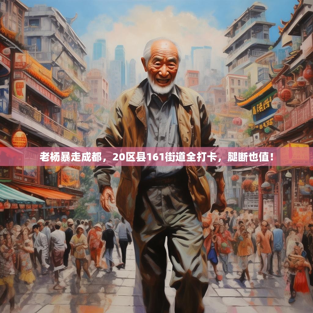 老杨暴走成都，20区县161街道全打卡，腿断也值！