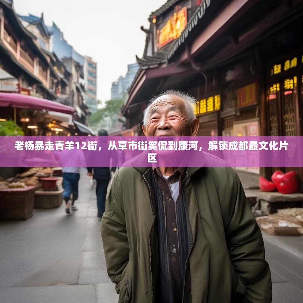 老杨暴走青羊12街，从草市街笑侃到康河，解锁成都最文化片区