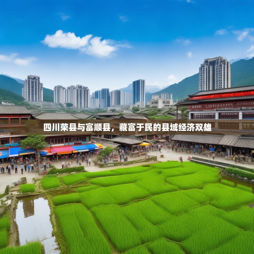 四川荣县与富顺县，藏富于民的县域经济双雄