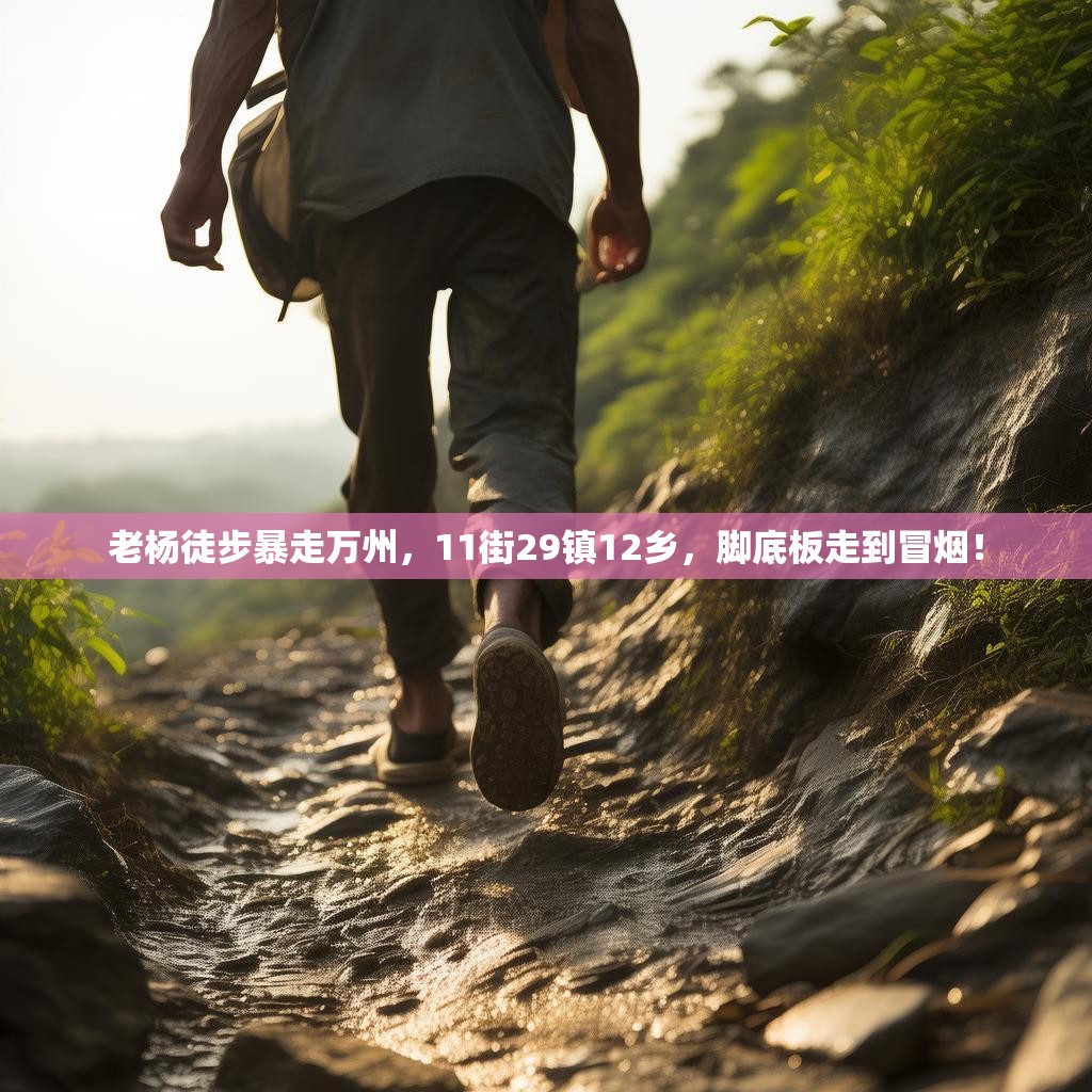 老杨徒步暴走万州，11街29镇12乡，脚底板走到冒烟！