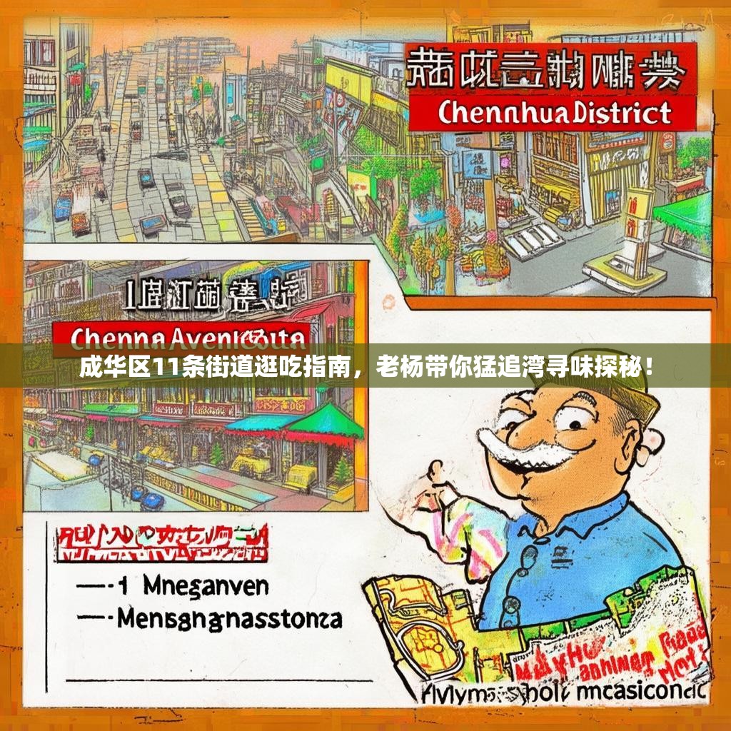 成华区11条街道逛吃指南，老杨带你猛追湾寻味探秘！